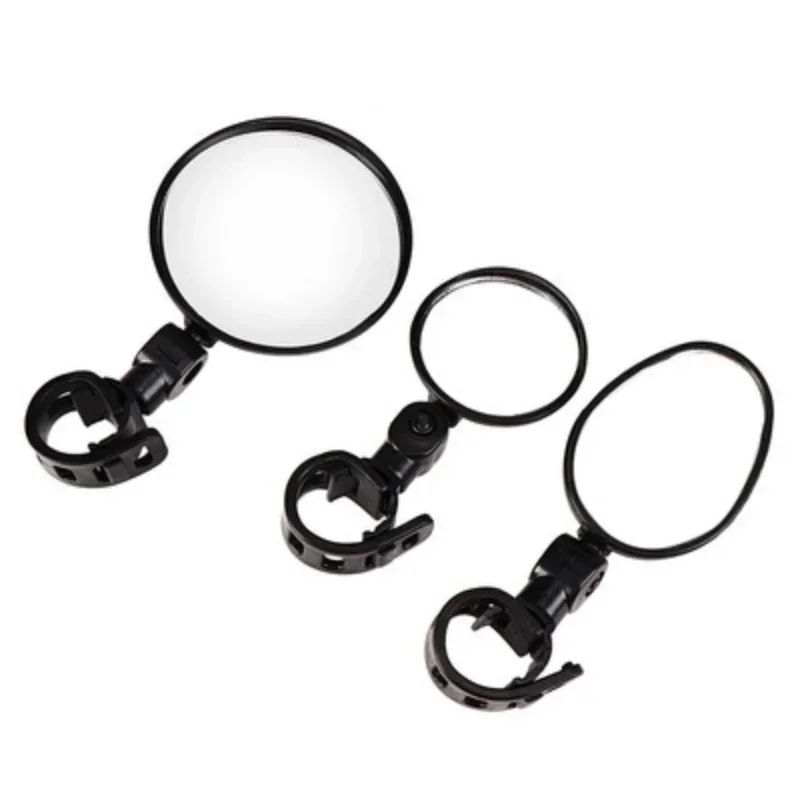 Espejos de bicicleta convexos para Scooter Eléctrico, Reflector de gran angular ajustable para manillar de bicicleta de montaña, espejo retrovisor, accesorios para bicicleta