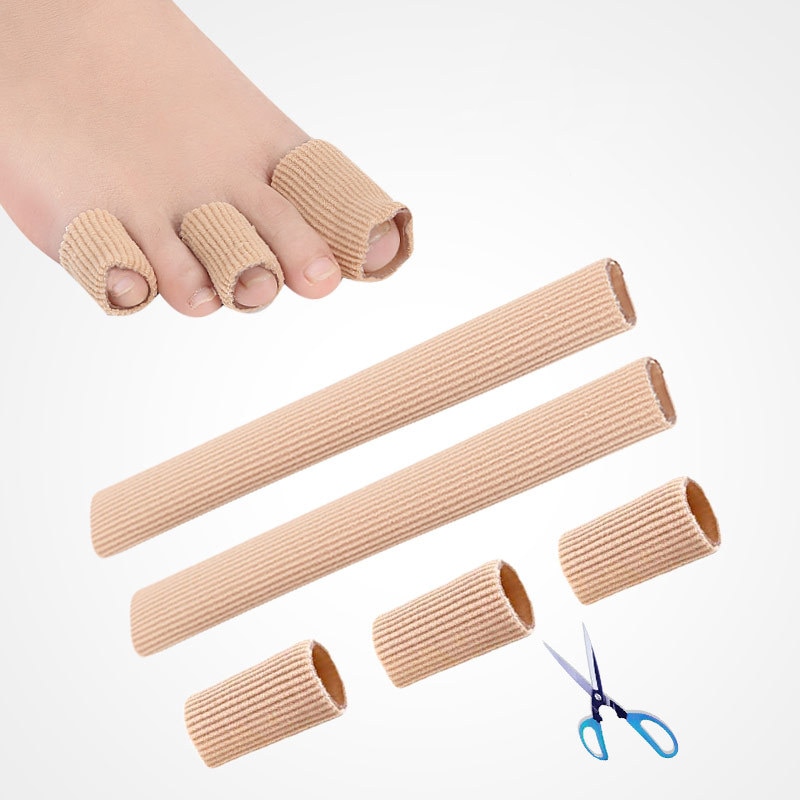 1Pcs Siliconen Vinger Teen Protector Separator Stof Applicator Corn Eelt Remover Hand Pijnbestrijding Zachte Buis Voetverzorging Pedicure
