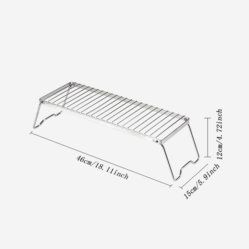 3-in-1 Rocket Stove Kit with Grate, Griddle, Pot Rack