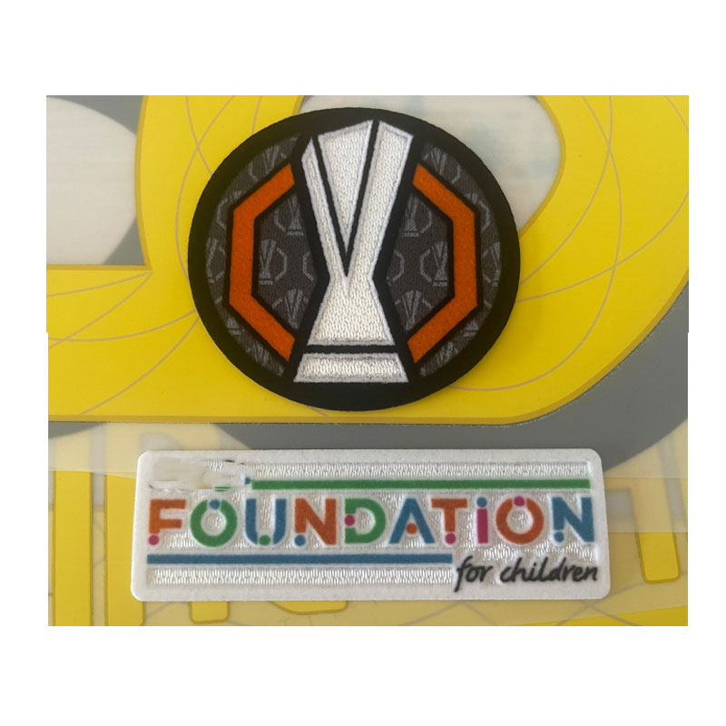 Naszywki Odporne na zużycie piłki sportowe Naprasowanka robić naszywki na koszulkę piłkarską Najwyższa jakość: Metalowy pistolet