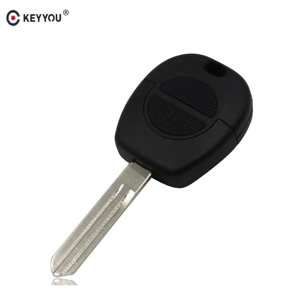 Keyyou 2 Knop Afstandsbediening Fob Autosleutel Shell Styling Voor Nissan Micra Almera Primera X-Trail Vervanging Ongesneden Blade autosleutel Case