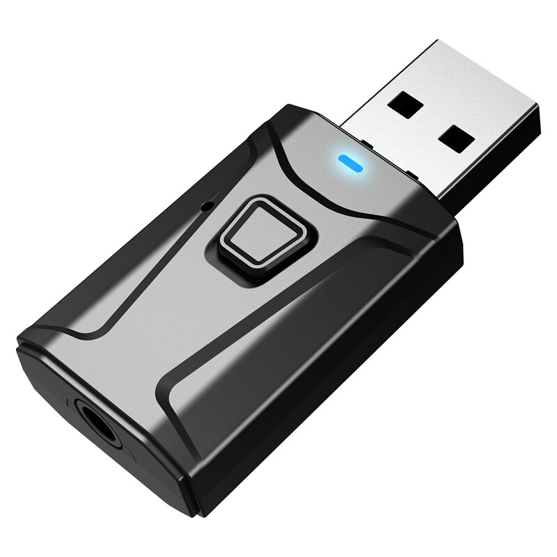 4-In-1 Bluetooth 5.0 USB Adapter Supports Voice Call Function: Default Title