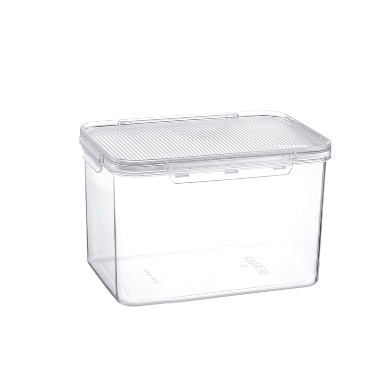 Rectangle Refrigerator Containers Kitchen Fruit And Vegetable Food Frozen Storage Box With Lid Sealed Fresh-Keeping Box