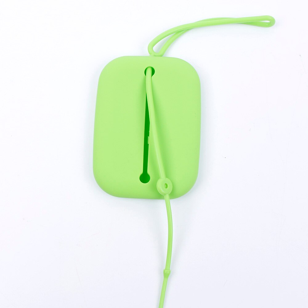 Green Silicone Keyring Key Bag Card Pouch Holder Keyring Bag Birthday
