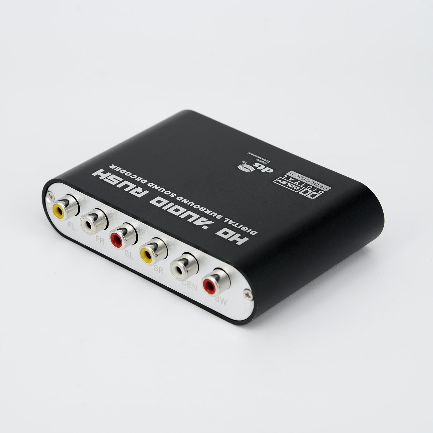 RCA Digital DTS/AC-3 Decoder 2 way SPDIF Coaxial To 6RCA HD Decoder+Cable 5.1-channel Switch 120dB Signal to Noise Ratio