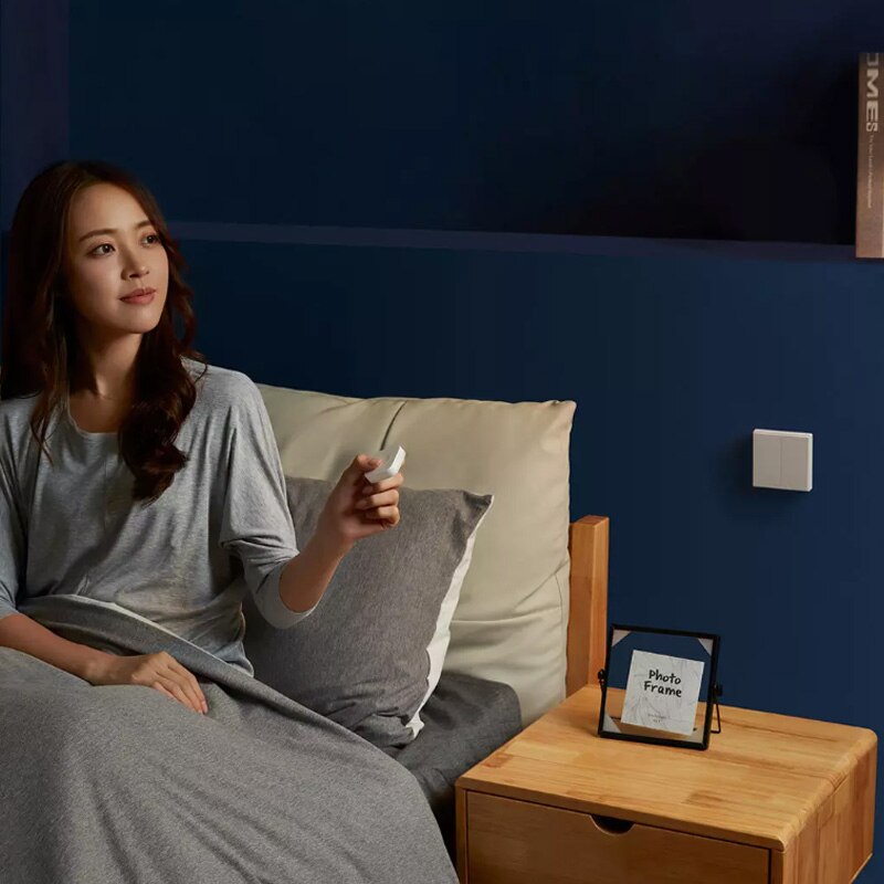 Aqara D1 Smart Wall Switch Zigbee Wireless Remote Control Key Light Switch Neutral Fire Wire for Homekit Mijia APP with box