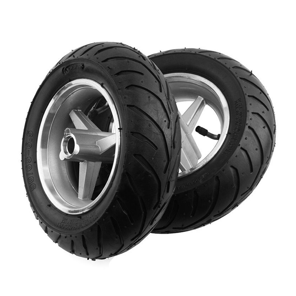 Motorcycle Tire Wheel Tyre 90/65-6.5 Front 110/50-6.5 Rear with Tyre Tube for 49cc 2 Stroke Bike Wheel Moto Motor Bike Tires