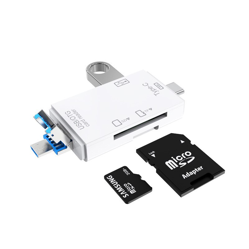 Multi-zweck Kartenleser Für praktisch PC Computer Usb 2,0 Typ-C Mikro Usb Speicher Karte Kreative Konverter Adapter: 02 einer card reader