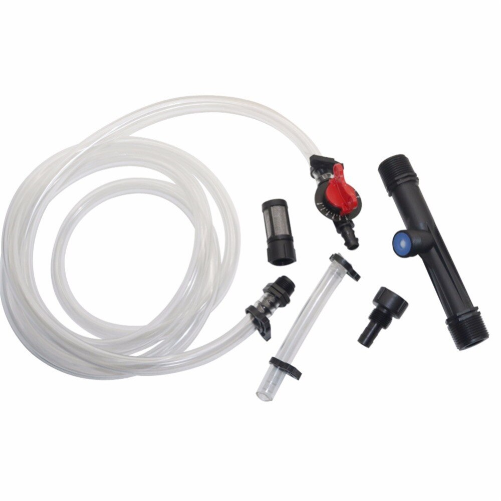 Kits de inyectores de fertilizante Venturi de rosca macho de 1 pulgada y 1,5 pulgadas con Tupe, sistema de riego para agricultura y jardín, herramienta de fertilizante, 1 Juego