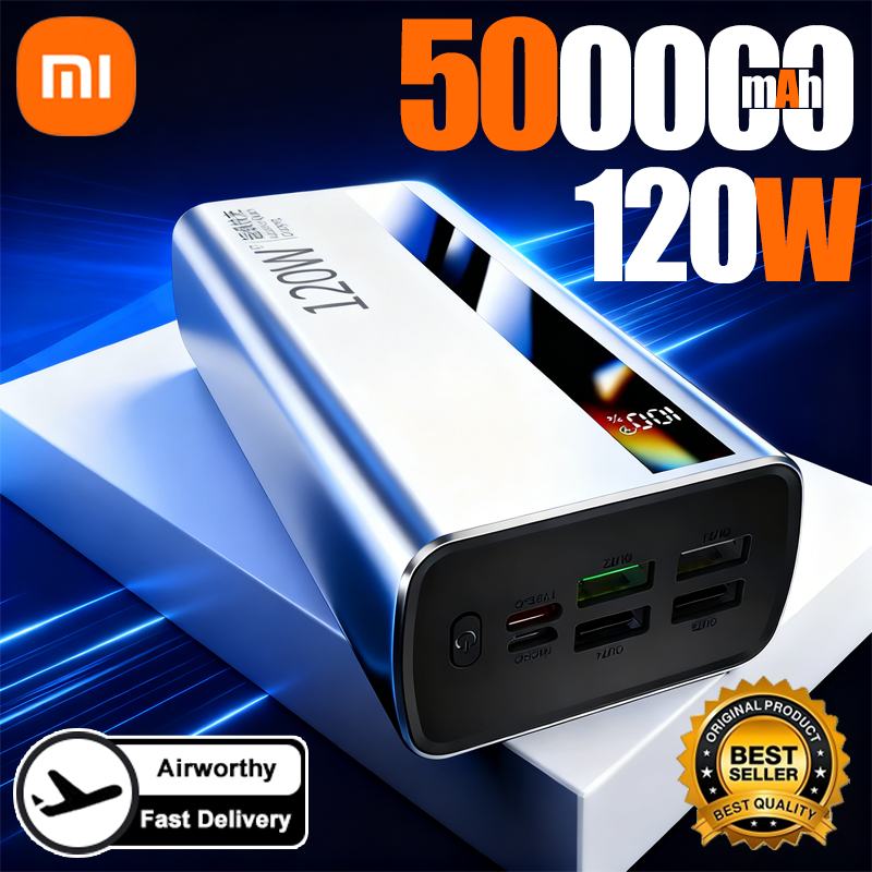 Xiaomi powerbank 200000 mah 120w caricabatterie portatile super veloce con capacità ultra elevata e display digitale a led per iphone