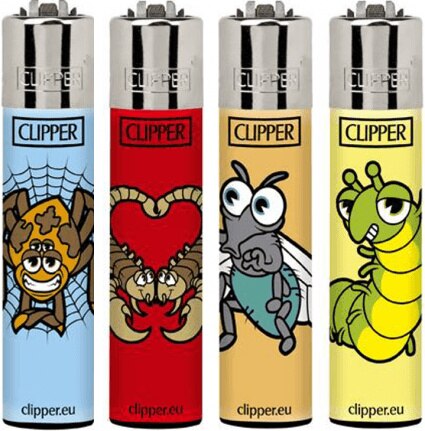 Clipper Coleciones Animales, Elige la Colecion de 4 Mecheros: 4 x Insectos 2