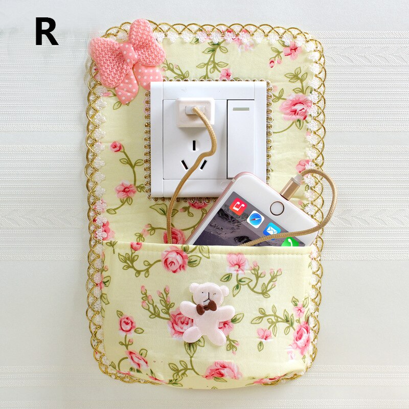 Lace Fabric Switch Protective Cover on-off Switch Outlet Wall Sticker European Light Switch Cover Decoration with Storage Bag: Switch cover17