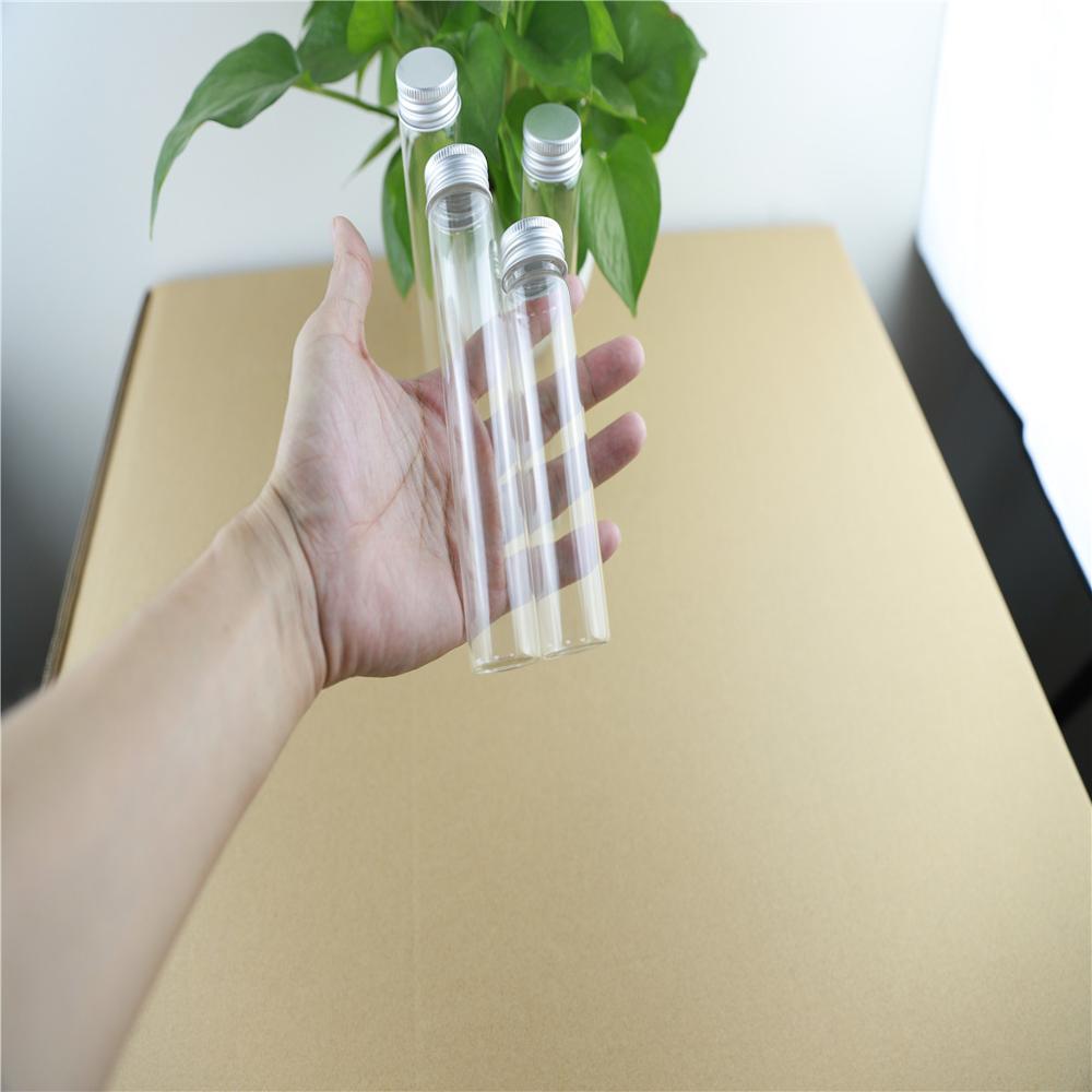 24PCS/lot Transparent Glass Bottles 30mm Aluminum ... – Vicedeal