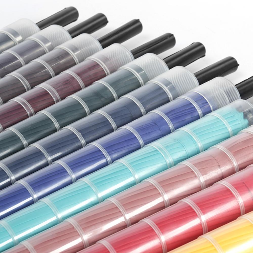 1pc 70/80cm Umbrella Waterproof Cover Transparent Sleeves Plastic Non-Drip Retractable Umbrella Sleeve Telescopic Drip-Proof Cap