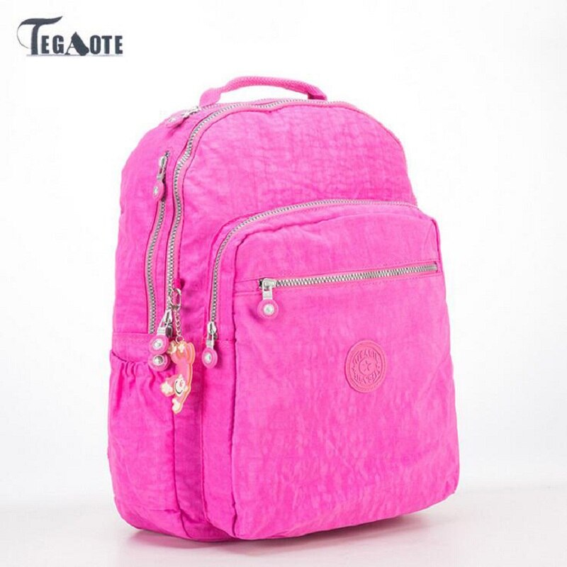 TEGAOTE Women Backpack for Teenage Girls Nylon Backpacks Mochila Feminina Female Travel Bagpack Schoolbag Sac A Dos: 2