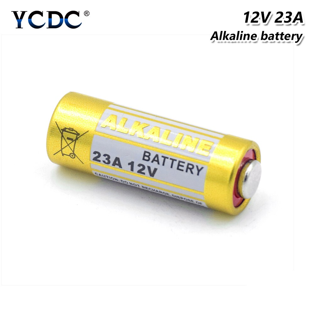 YCDC 12V pile alcaline 23A 23GA MS21 A23 E23A V23GA pour télécommande sonnette Original: 1 PCS