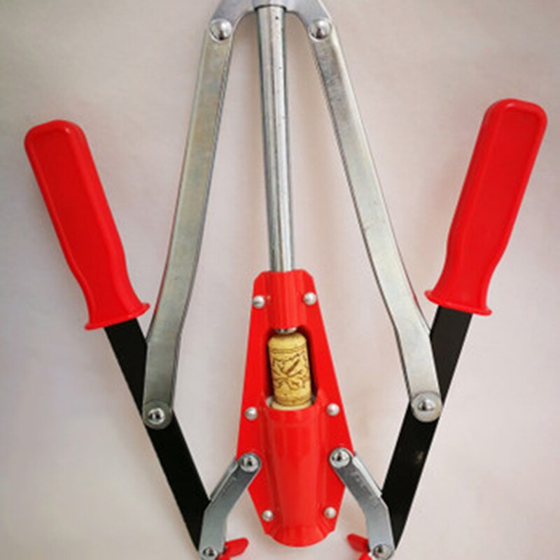 Double Lever Hand Corker Wine Bottle Corker With 2 Handled Corking For Homebrew Wine Making
