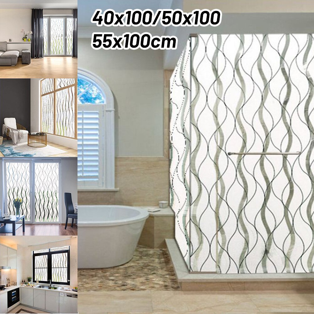 Vinyl Window Film Static Privacy Decoration Adhesive Film UV Blocking Heat Control Glass Window Stickers