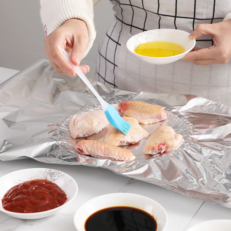 Grill tennfolie bakverktyg japansk stil grill aluminiumfolie papper tennfolie grillpapper bakpapper lindad tennfolie