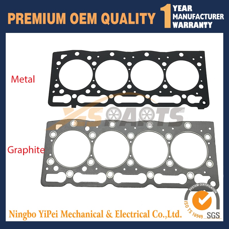 1PC For Kubota V1505 Head Gasket 16394-03310 16394-03313