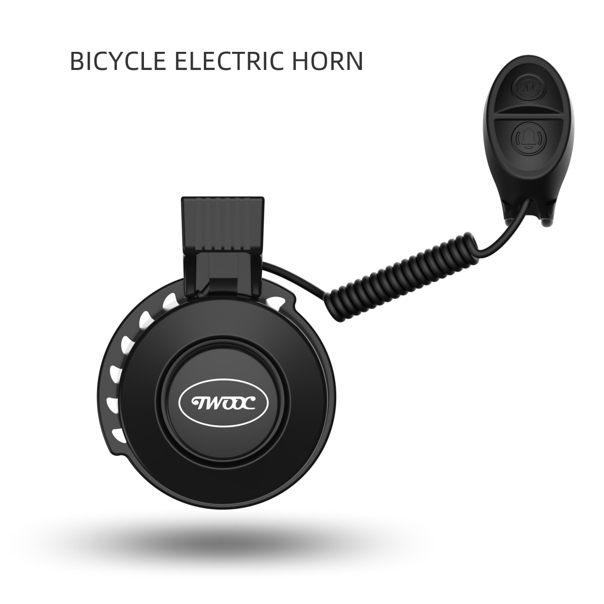TWOOC Bicycle Electronic Horn Volume Adjustment 4 Kinds of Classic Cingtones Rechargeable 100dB Not Harsh Road Mountain Bike: Default Title