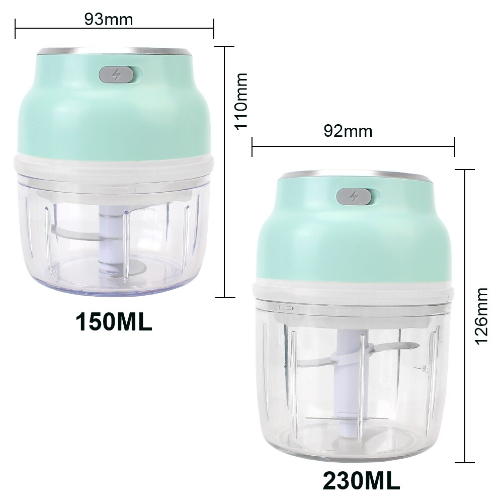 Garlic Artifact Mini Crushed Garlic Masher Machine Electric Garlic Food Vegetable Chopper Squeezer Kitchen Gadget Meat Grinder