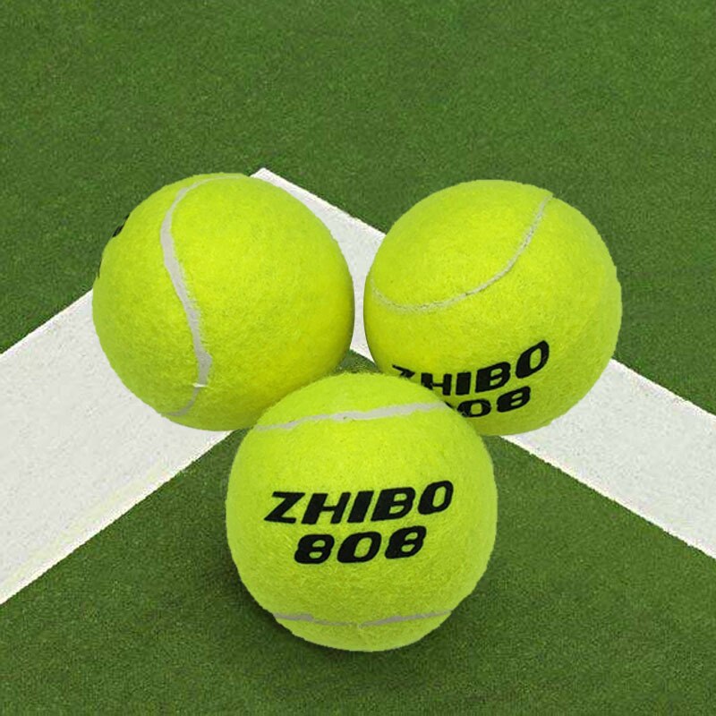 3pcs/lot Tennis Balls School Beginner Training Tennis Ball Rubber Tennis Outdoor Club Sport Equipment Training Game