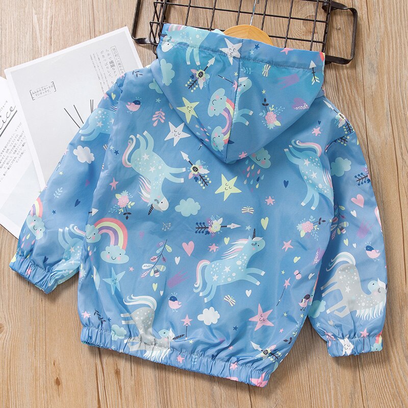 Ours Leader filles manteaux printemps enfants vestes hiver coupe-vent Floral fille vêtements à capuche vêtements pour enfants doux enfant tenues