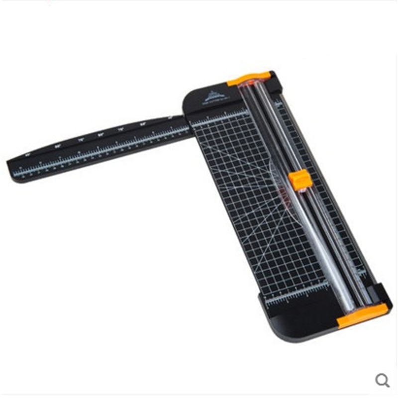 A4 Paper Cutter Paper Cutter 909-5 Paper Cutter Straight Knife Guillotine Ruler Film Cutter Paper Knife Slide Knife Black White
