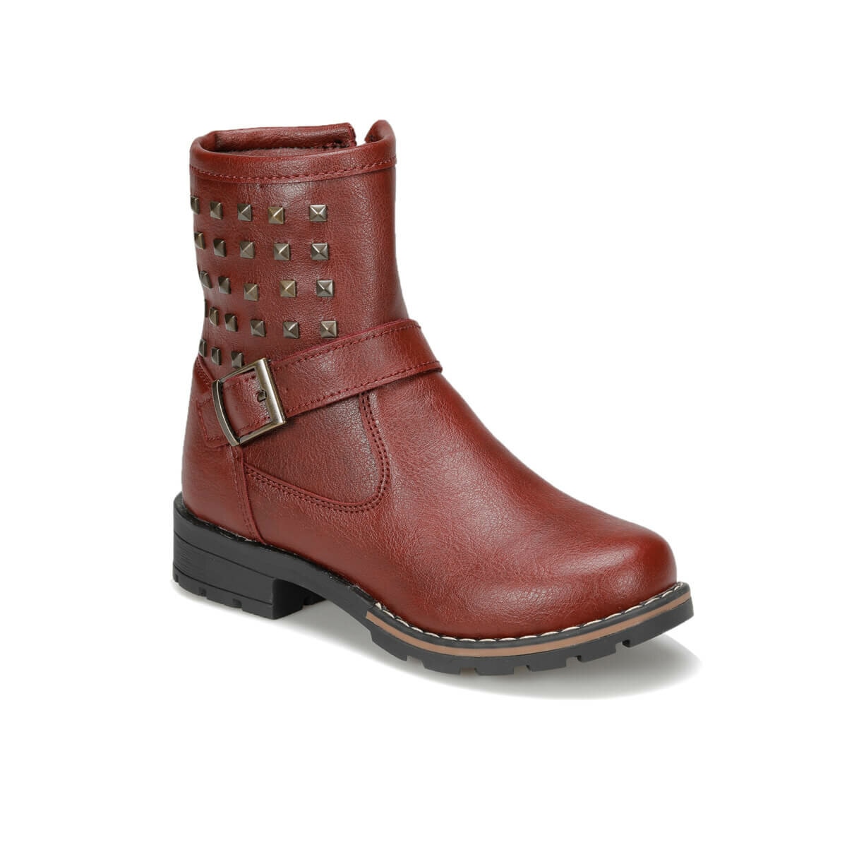 FLO 92. NINA-4.F Burgundy Female Child Boots PINKSTEP: Burgundy / 34