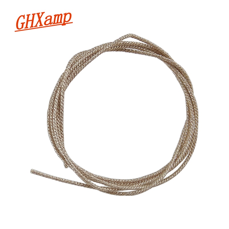 Ghxamp 1m kaiuttimen johdin punottu kaiutinjohto 4 " 6.5 " 8 " 10 " 2" woofer pa kaiuttimet äänikelan korjaus puhdasta kuparia