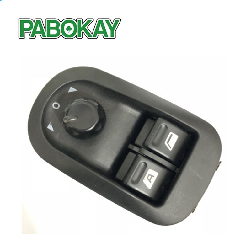 6554.WA 6554.WH 6554.58 Electric Power Window Switch Mirror Button Control Fit for PEUGEOT 206 306 Black