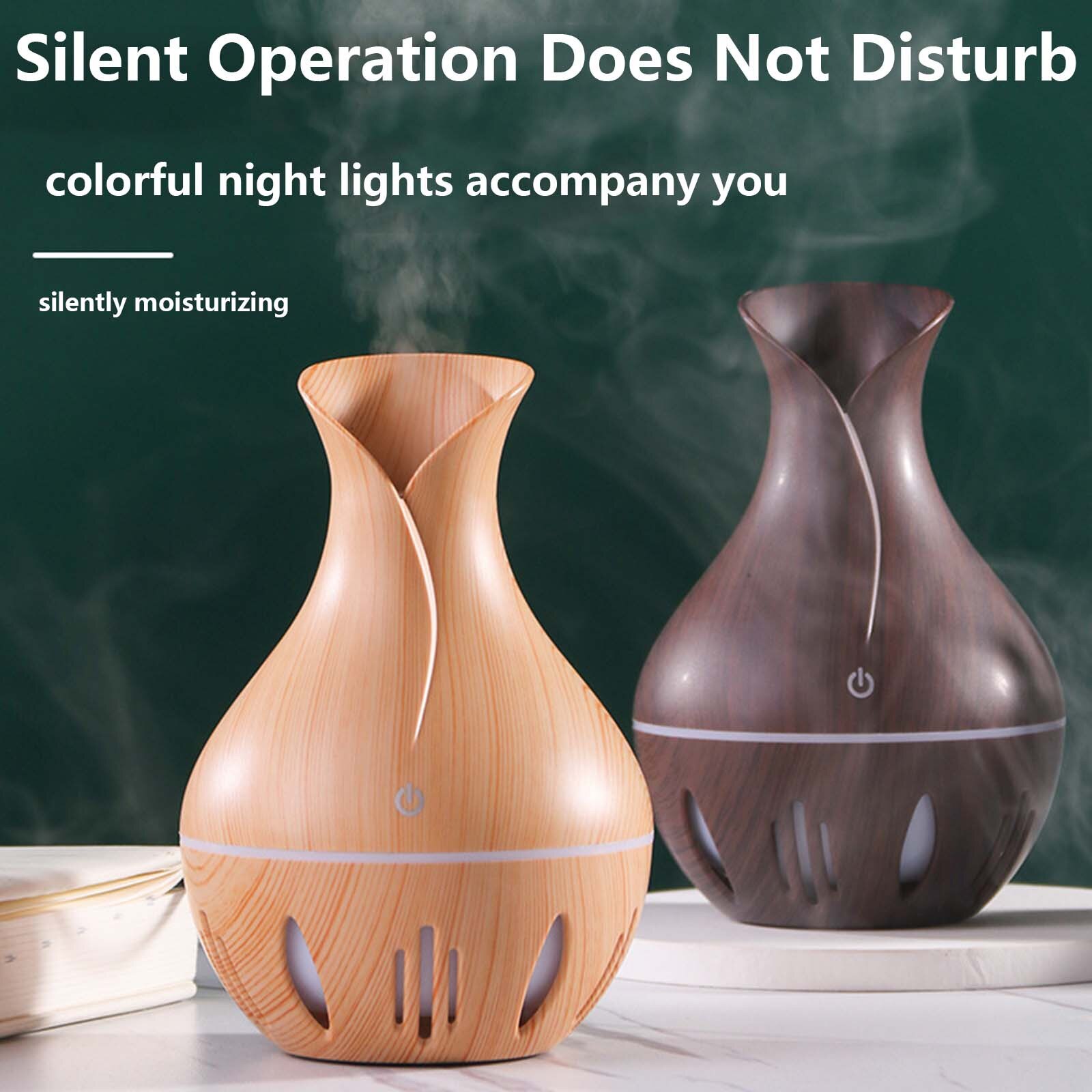 Led Aromatherapy Humidifier Large Mist Maker Aroma Diffuser Led Light Conversion Aroma Humidifier Oli Diffuser For Home