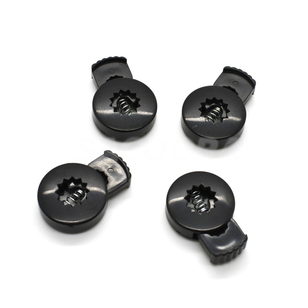 10pcs/pack Cord Lock Toggle Stopper Plastic Toggle Clip Black 26mm*18mm*6mm K-034
