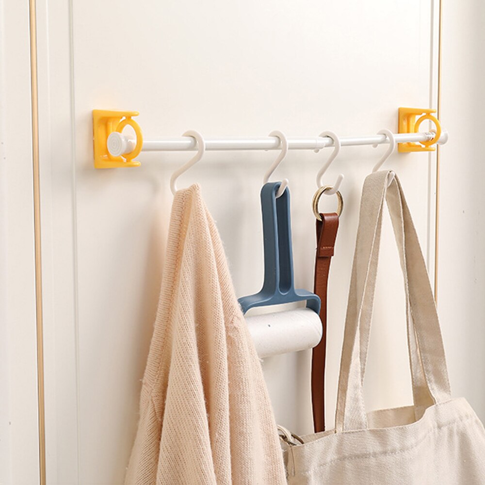 Creatieve Muur Gemonteerde Ring Haak Keuken Deur Jas Zak Hoed Hanger Badkamer Handdoek Muur Hanger Bestuurbare Haak Badkamer Organizer