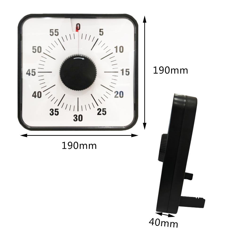 Visual Timer 60 Minute Timing Set Back Leg Stands Countdown Clock Kitchen Baking Timer For Classroom or Conference