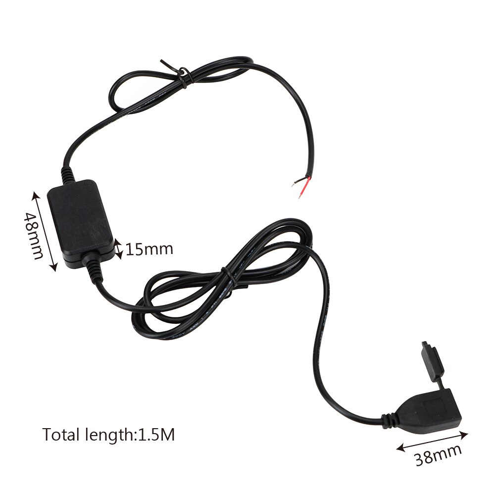 Usb port motorcykel usb stik strømforsyning stik motorcykel styr oplader til telefon gps usb konverter  dc 5v 2a adapter