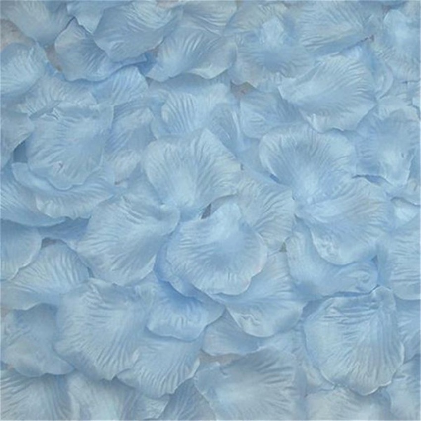 1000pcs Artificial False Petals Silk Fabric Rose Petals Wedding Decorative Party Romantic Flower Girl Throw Petal 5z