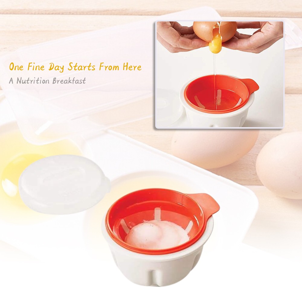 Steamed Egg Bowl Egg Poacher Cook Poach Pods Tools Microwave Oven Baking Cup