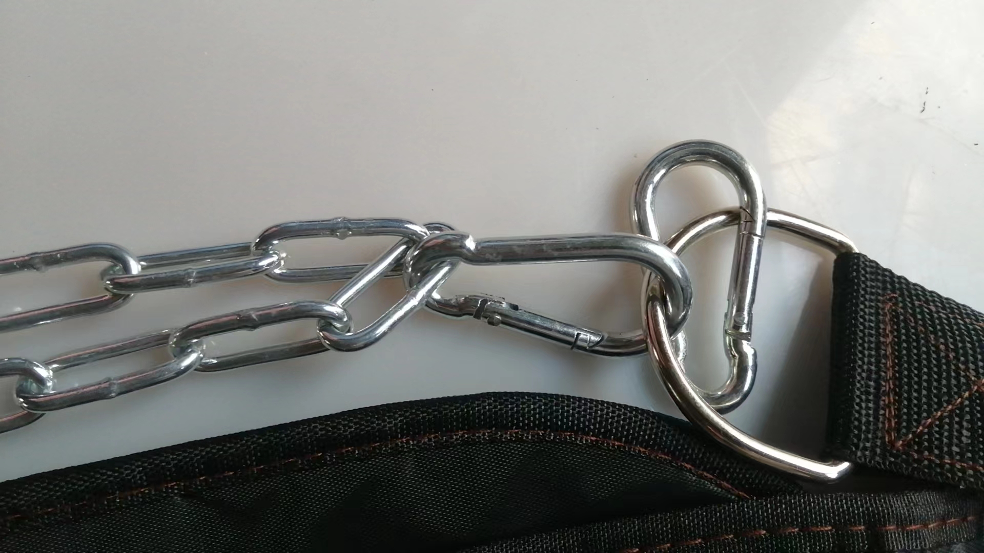 Cintura per sollevamento pesi con catena in metallo più spessa, attrezzatura da palestra per trazioni, bodybuilding, esercizi di muscolazione, crossfit, allenamento fitness