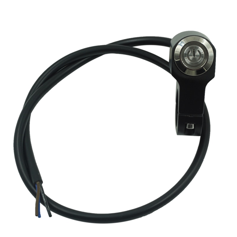 Motorcycle Switches 22mm 25mm Handlebar Mount Headlight Hazard Brake Fog Light Power ON-OFF With Indicator Light