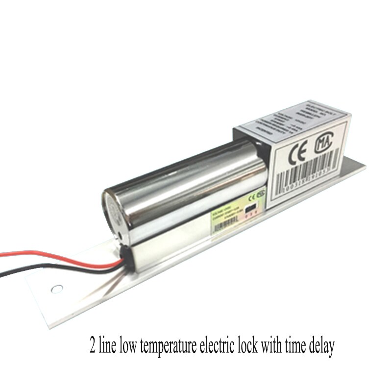 DC12V Electric Bolt Lock fail safe power off to unlock for access control: 2 line low temperatu