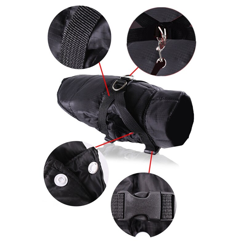 Winter Koud Weer Hond Vest explosieveilige Harness Kleren Huisdier Waterdicht Warm Mouwloos Kostuum