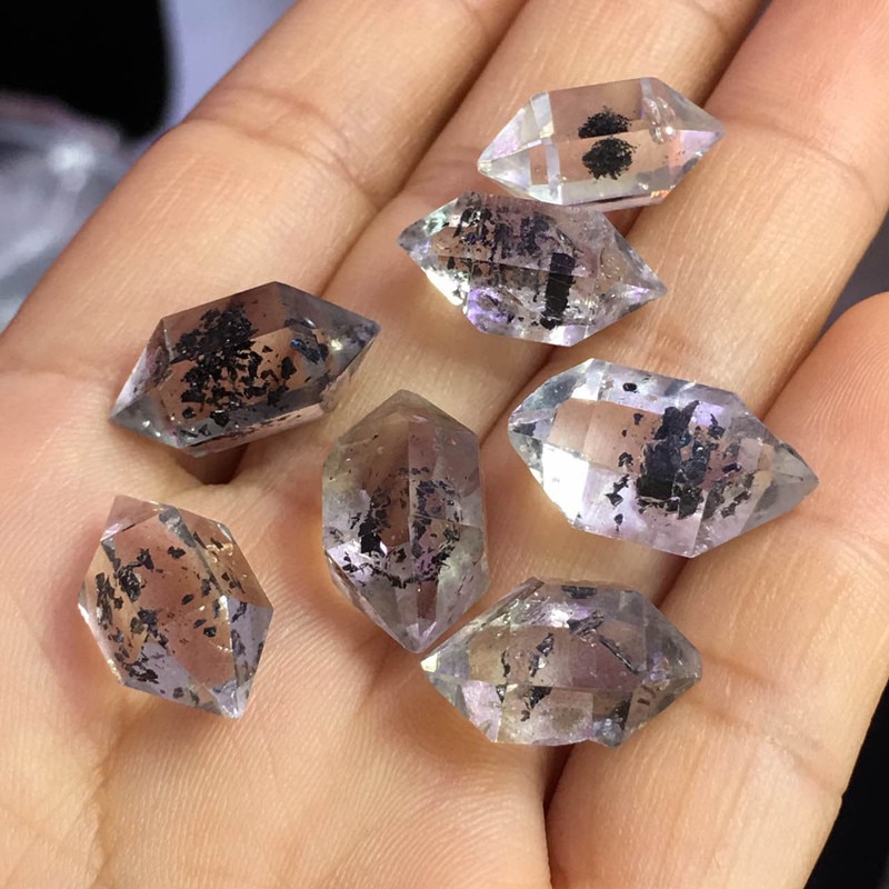 Ein stück AAA verlieren PERLEN Herkimer Diamant facettiert 15mm /20mm für DIY schmuck halskette