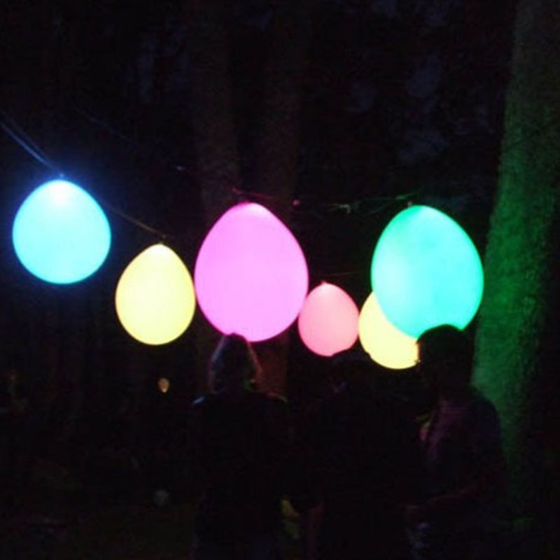 100 stuks ronde bal led ballonverlichting mini flitslampen voor lantaarn kerst bruiloft feest decoratie hogard  fe27