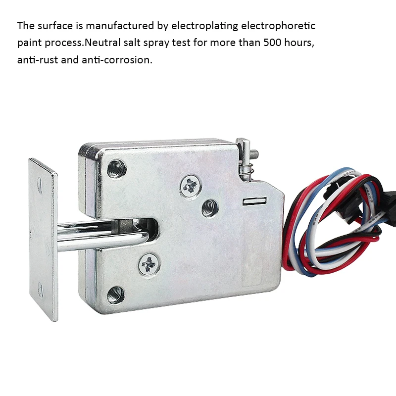 Cerradura eléctrica DC 5V/DC 12V/DC 24V Mini tamaño pequeño solenoide electromagnético Control eléctrico cerradura del cajón del gabinete