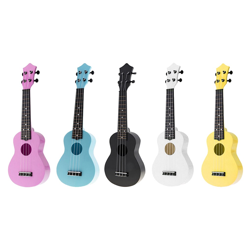 Soprano Ukulele 21 Inch Solid ABS Children Kids Ukulele with 4 Strings