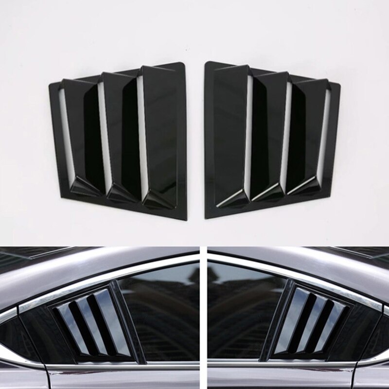 Rear Window Louvers Car Stickers Window Blinds Triangular Accessories for Mazda 6 Atenza: Default Title
