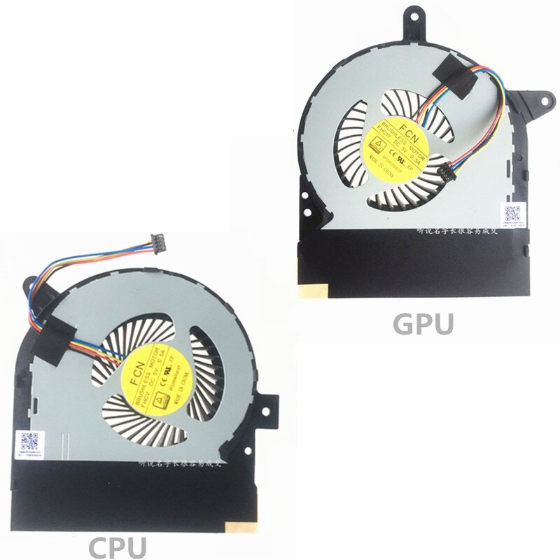 CPU GPU Cooler Fan For ASUS ROG G752 G752V G752VM G752VY G752VT G752VL G752VS DFS200405BI0T FHCV DFS201005BI0T FHCW Radiator: CPU and GPU Fan