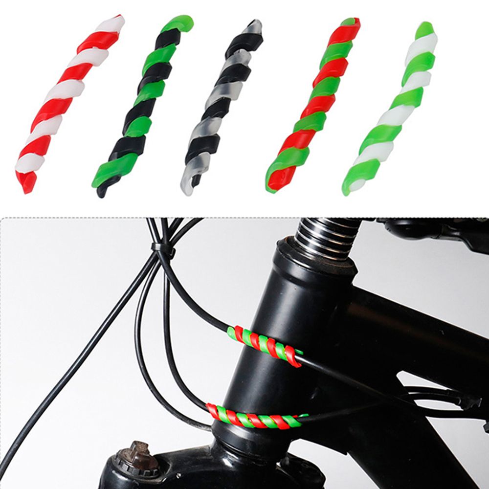 1Pcs Bicycle Brake Cable Protectors Anti-friction Housing Rubber Protector Bicycle Frame Cycling Wrap Guard Tubes